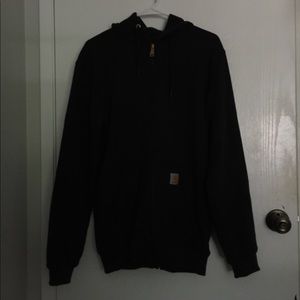 Black Carhartt Zip up Hoodie